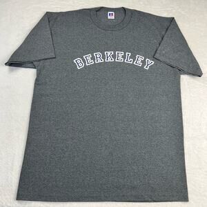Berkeley University College Russell Athletic Vintage Gray  T-Shirt size Large